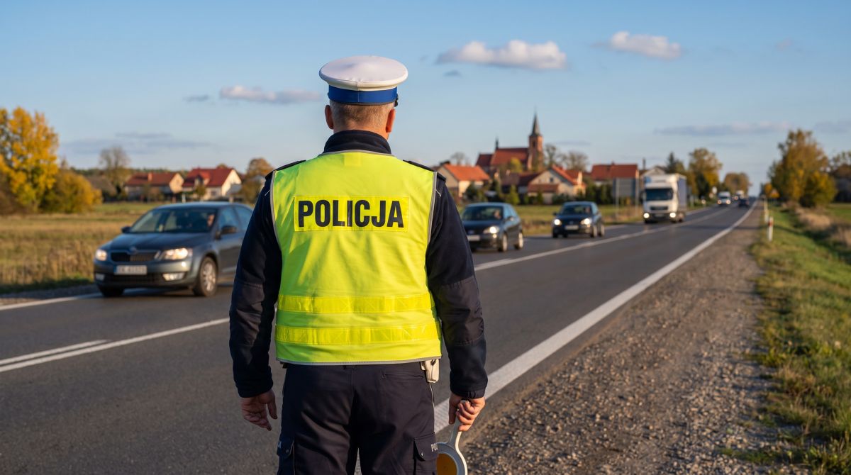 Policja kontroluje bezpieczeństwo na przejazdach kolejowych w Zduńskiej Woli