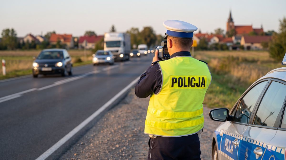 Działania „Prędkość” w zduńskowolskim powiecie: Policja kontroluje kierowców i egzekwuje przepisy